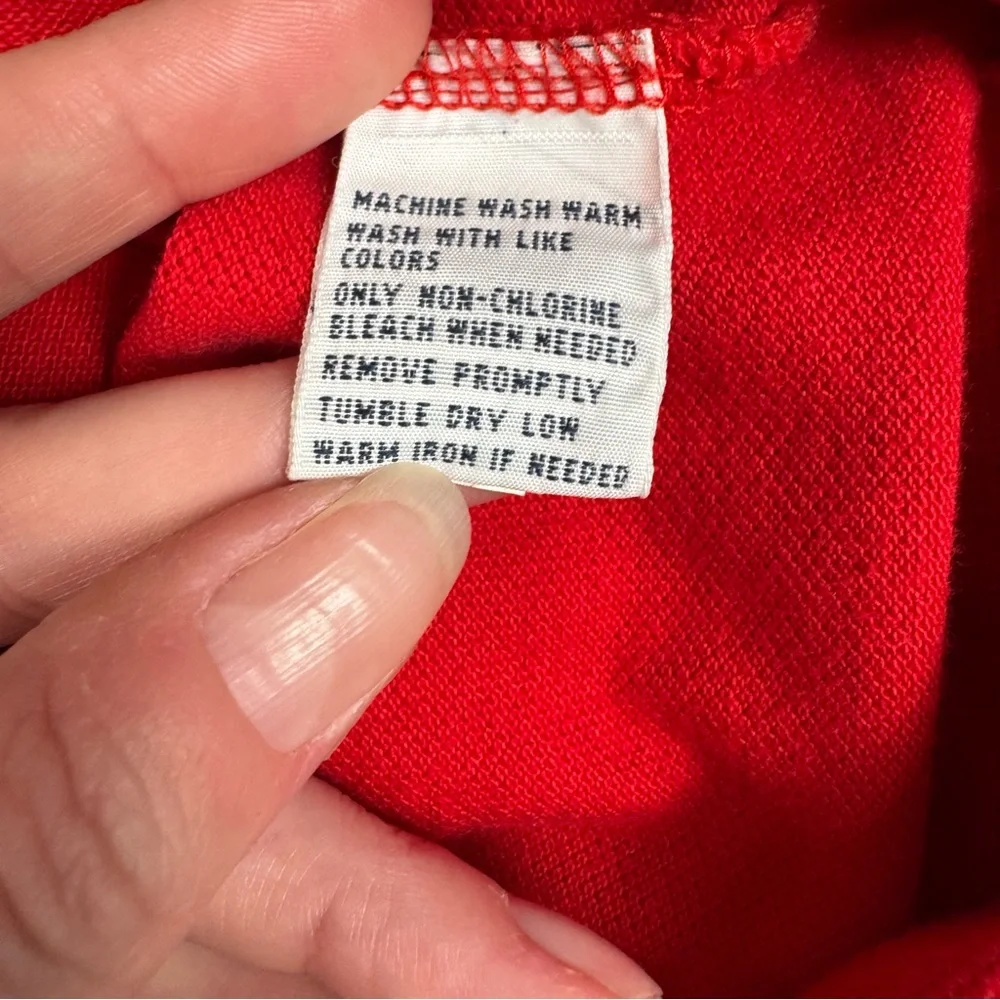 Vintage Polo Ralph Lauren‎ Men's XXL Red Shirt Gold Crest Logo Classic